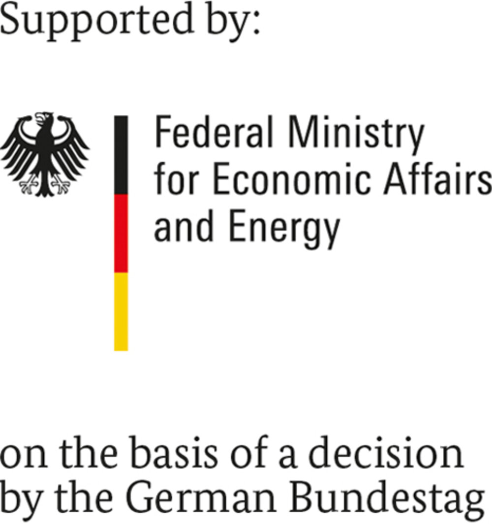 Supported by the Federal Ministry for Economic Affairs and Energy